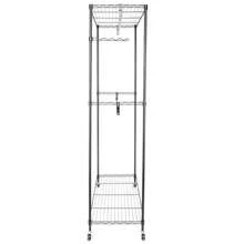 衣柜整理架服装架衣架家用架子重型家具 - 黑色 - 查看 3