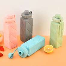 1 bình nước có thể gấp gọn 600ml (20,5 oz), cốc chạy bộ di động có dây đeo, cốc du lịch dung tích lớn, cốc cà phê có thể tái sử dụng, cốc đựng nước nhẹ đa chức năng, vật liệu silicon chịu nhiệt độ cao, bình nước chống rò rỉ, bình chứa nước, bình nước thể thao nén, sáng tạo có thể mở rộng, phụ kiện tập thể dục cho du lịch ngoài trời cắm trại đi bộ đường dài đạp xe yoga cốc tiện lợi - Nhiều màu - Xem 8