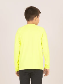 Children's Thermal Shirt With UV50 Sun Protection Unisex 6-8-10-12-14-16 Lavin Basic - 黃色 - 查看 5