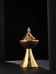 ALMAMARA 1pc, Gold Silver Incense Burner, Style, Iron Craft,For Rama Decorations ,Rama Decorations Kareem,Rama Decorations Mubarak,Rama Mubarak,Rama Al-Fitr,Suitable For Home Decoration, Office, Living Room, Living Room, Kitchen, Banquet Necessary Rama Gifts Birthday Graduation - Multicolor - View 17