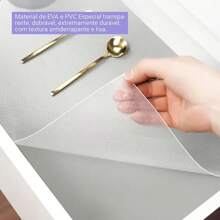 Multipurpose Non-Slip Lining For Drawer Cabinet Shelf Hygienic Plastic Washable Roll - 灰色 - 查看 5