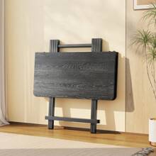 Living And Home Folding Wooden Dining Table - Black 80cm W X 80cm D X 74cm H - View 7