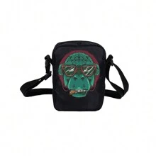 Men's And Women's Crossbody Shoulder Bag Various Prints "Monkey" - Nhiều màu - Xem 5