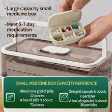 Large Capacity Family Medicine Storage Box - Portable First Aid Kit With Sliding Doors, Foldable Design For Easy Organization - Multicolor - View 6