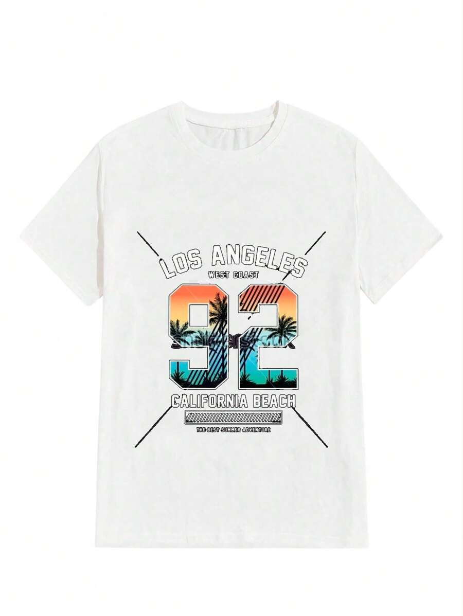 Unisex StreetWear T-Shirt 100% Cotton NEW! - 白色 - 查看 1