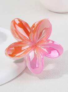 1/6 sztuk Gradient Color Frangipani Flower Hair Clip, słodkie i proste akcesoria do włosów do koków, prezent - Wielokolorowe - Zobacz 16