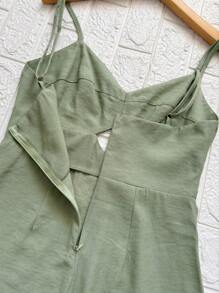 Short Dress Marrante Faminina - Verde militar - Ver 3