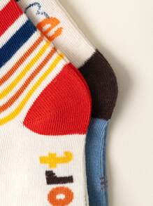 1/15/10/20 Pairs Assorted Children's Cartoon Dinosaur, Letter, Car Design Socks, Non-Slip Floor Socks, Spring/Autumn, Baby/Toddler