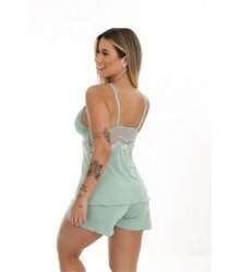 Baby Doll Short Dool Feminine Breastfeeding Lace: Postpartum Comfort With Elegance - 203 - 紫丁香色 - 查看 5