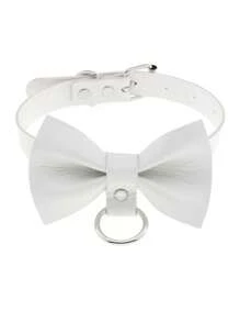 1pc Punk Gothic Rivet Choker Necklace, Sexy Black & White Collar Necklace, Adequado para o dia a dia feminino, roupa de festa, festa de Natal, aniversário criativo, presente de dia dos namorados, mãe, mãe, dia das mães, presente