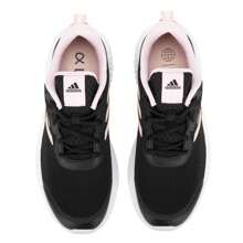 Adidas ALPHACOMFY 女士跑步运动鞋透气休闲运动鞋 ID0352 - 黑色/粉紅色 - 查看 4