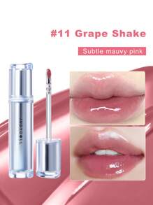 JUDYDOLL 2.4克保湿唇彩，镜面光泽唇釉，唇部精华，不粘腻包装，适合自用、送礼、新手、海滩旅行、节日、约会、婚礼、学校、工作等多种场合。 - #11 - 查看 2