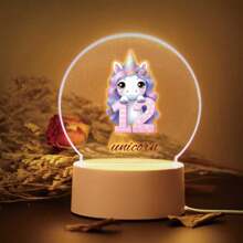 1 件装 美丽定制台灯夜灯 生日独角兽 适用于卧室装饰灯 圣诞礼物