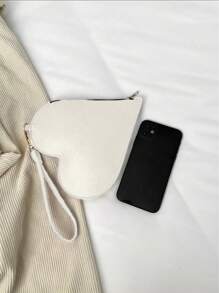 Bolsa De Mao Coraçao Feminina Simples e Elegante Bolsas Clutches