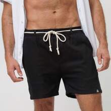 Bermuda Masculina Linho Santo Luxo