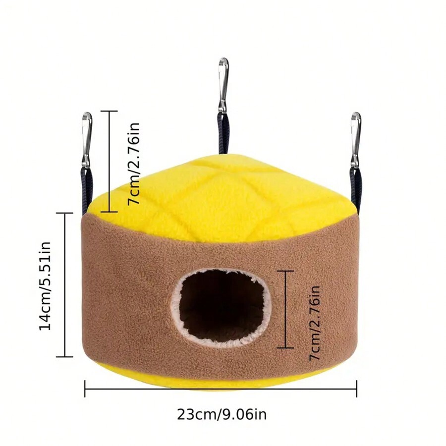 Cozy Plush Bird Nest - Winter House Snuggle Hut For Hanging Hammock