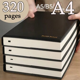 Cuaderno grande, Cuaderno de negocios y oficina tamaño A4, Cuaderno suave tamaño B5, Agenda escolar tamaño A5, Cuaderno escolar y de oficina universal