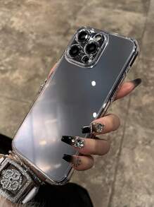 Minimalistisches, hochwertiges, vollständig abdeckendes transparentes Handyhülle kompatibel mit iPhone 16 Pro Max/16/16 Pro/16 Plus/11/15/15 Pro/15 Pro Max/12/13/14 Pro Max/XS/XR/11 Pro/11 Pro Max/12 Pro/12 Pro Max/13 Pro/13 Pro Max/7 Plus/14 Pro/14 Pro Max/14 Plus/7 Plus/8 Plus/8/SE2/12 Mini/13 Mini, Acrylhartschale, ausbleichfest