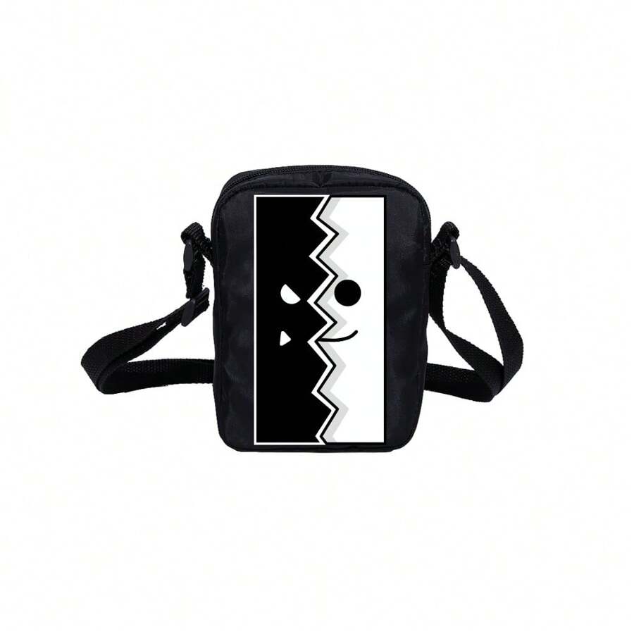 Men's And Women's Crossbody Shoulder Bag Various Prints "Light And Dark" - Nhiều màu - Xem 1