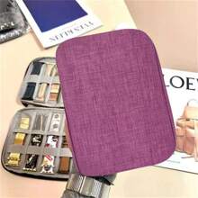 Smart Watch Wriststrap Storage Bag Portable Watches Organizer Travel Watch Straps Bag Creative Carrying Case Compatible With Apple Watch Strap Travel Carrying Watchband Watches Bags Accessories Initial Name 26 Letters Pattern Back To School - Purple - View 3