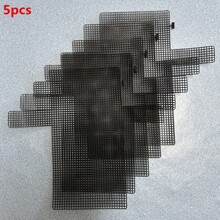 1/2/5 件塑料网眼帆布袋片塑料袋形网罩 DIY 工艺手提包配件亚克力纱线工艺针织 - 白色 - 查看 10