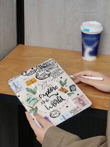 Ayotu Journey 保护套适用于三星 Galaxy Tab/iPad、iPad 第 9/8/7 代 10.2 英寸、新款 iPad 第 10 代保护套、具有自动唤醒/睡眠功能、四角防摔 - 彩色 - 查看 4