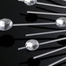 1pc Modern Metal Wall Clock, Silent Wall Clock, Wall Art Decor, Home Decor, Suitable For Living Room, Bedroom, Hotel, Cafe, Office, New Year, Housewarming Festival Decoration, Home Decor, Room Decor Gifts Birthday Graduation Clock Wall Bedroom Decor Dormitory Decor Back To School - Multicolor - View 11