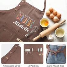Customized Exclusive Apron Comfortable Men's And Women's Stylish Kitchen Overalls For Housework, Easy Care, And Practical Design For Cooking Enthusiasts