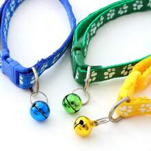 Pet Cat Collar With Bell, Multi-Color Options Cat Chain Collar Pendant Necklace For Cats And Dogs - Multicolor - View 3