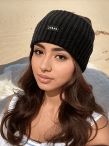 1pc Plain Polyester Headband, Autumn/Winter - Multicolor - View 2