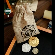 Gringotts Bank Gold Coins-Gringotts Bank Key-Harry Peripheral Products-Galleons-Film Peripheral Products-Holiday Gifts-Birthday Present-Easter Bonus-Halloween Gift-Christmas Gifts-Gift-Perfect Gift-Toy,Lucius Malfoy,Treasure Map,Halloween Toys