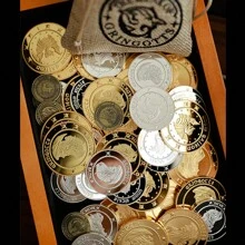 Gringotts Bank Gold Coins-Gringotts Bank Key-Harry Peripheral Products-Galleons-Film Peripheral Products-Holiday Gifts-Birthday Present-Easter Bonus-Halloween Gift-Christmas Gifts-Gift-Perfect Gift-Toy,Lucius Malfoy,Treasure Map,Halloween Toys