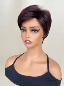 Middle-Aged And Elderly Wigs, Synthetic Wigs, Silver-Gray Grandma Wig Suitable For Daily Wear And Role Playing