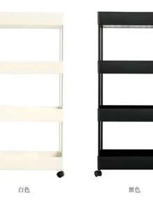 Christmas Bathroom Rack Wheeled Shelf Multifunctional Organizer 3/4 Floor Large Space - 彩色 - 查看 5