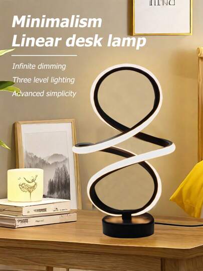LED Creative Artistic Decorative Bar Counter Lamp, Modern Minimalist Atmosphere Tabletop Desk Lamp For Bedroom, Study, Bedside Nightstand