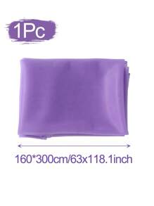 1pc 315inch Purple Sheer Fabric Draping,Chiffon Ceiling Drapes,Romantic Wedding Ceremony Decor,Gauze Curtain Multi-Purpose Fabric,Outdoor Wedding Decor, Bridal Shower Decor, Wedding Reception Decor,Birthdays Party Decor,Background Yarn For Wedding Archway,Party Background Decoration