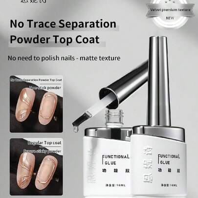 annies 16毫升/1片 无痕封层粉，丝绒哑光柔滑粉，不粘粉，魔镜粉，月光粉，美甲DIY