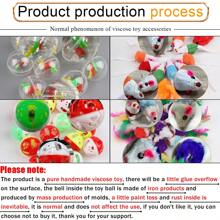 21 件猫玩具隧道老鼠形状球可折叠双通道猫咪玩耍隧道聊天逗猫帐篷猫咪皱褶隧道带滚球和躲猫猫洞可折叠猫通道老鼠用品宠物配件适用于猫咪仓鼠兔子和小动物便携式带逗猫棒小玩具配件颜色随机发货 - 彩色 - 查看 9