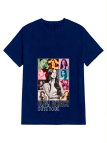 Olivi@ Rodrigo T-Shirt 100% Cotton NEW! - Màu xanh hải quân - Xem 1