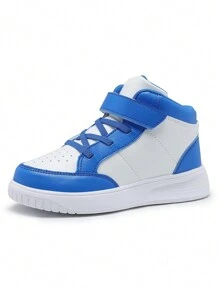 Kids High-Top Sneakers, Boys And Girls Flat Casual Shoes