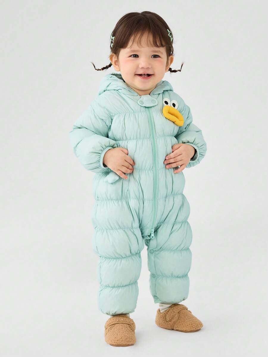 Balabala Boys' & Girls' Down Romper Warm Winter 2024 Snowsuit For Babies