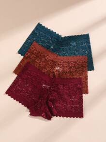 8 Pcs Sexy Lace Women Panties Seamless Comfortable And Breathable Women's Sports Underwear Hollow-Out Briefs Boxer Shorts