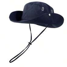 Unisex Sun Hat, Waterproof Wide Brim Bucket Hat Packable Boonie Hat For Fishing Hiking Gardening Safari Beach Casual