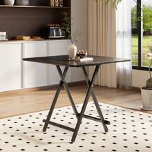 Black 80cm W X 80cm D X 74cm H