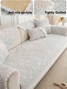 1pc Chenille Jacquard Sofa Cover , Couch Protector For Four Seasons, Universal Furniture Cover For Bedroom, Office, Living Room Home Decor Gifts Birthday Graduation - Multicolor - View 6