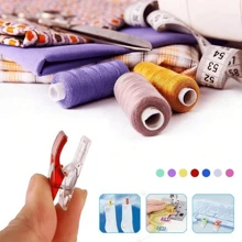 100pcs Sewing Clips Colorful Clips Multipurpose Plastic Craft Crocheting KnittingClothing Clips Color Binding Clips Paper - Multicolor - View 7