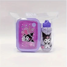 Sanrio 1pc / Sanrio Cartoon Bento Box Set With Matching Water Bottle - Cute, Leakproof Lunch Container For School, Work, And Travel ,Kitchen,Christmas Gift Mug Suitable For Camping And Back-To-School Travel Back To School Gift For Girls Boy