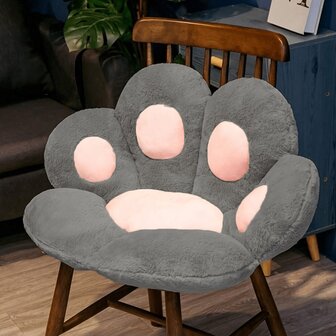 1PC Cartoon Bear Paw Half Wrap Around Cushion, Office Seat Cushion, Cat Paw Cushion, Home Decor, Decor Holiday Cushions Cushions For The Home Chair Cushion Chair Chair Pillow Office Chair Gaming Chair