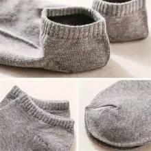 2 双春秋纯色黑/白/灰低帮隐形袜子男女款，颜色随机（袋装，非盒装） - 彩色 - 查看 4