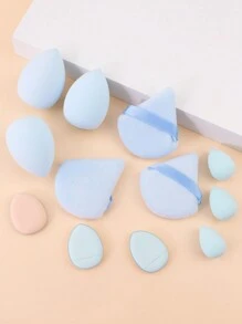 12pcs Multi-Functional Makeup Sponge Set, Meets Your Makeup Needs, Various Styles Of Makeup Sponges To Help You Effortlessly Apply Makeup - Multicolor - View 7